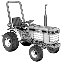 Ford 1120, 1220 Tractor Service Manual