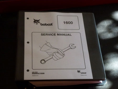 Bobcat 1600 Loader Service Manual