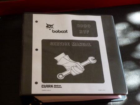 Bobcat 2000 RTF Service Manual
