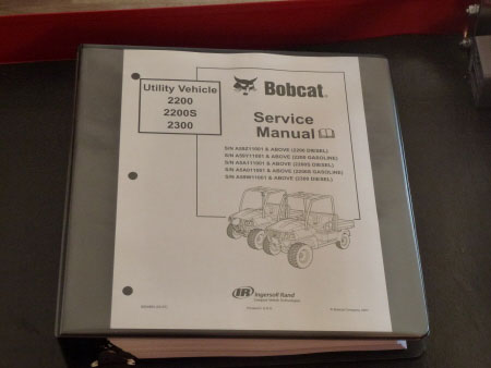 Bobcat 2200, 2200S, 2300 Utility Vehicle Service Manual