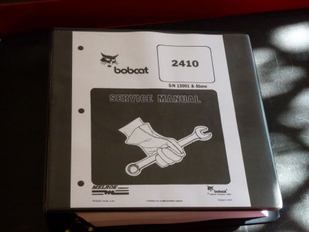 Bobcat 2410 Loader Service Manual