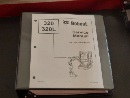 Bobcat  320, 320L Excavator Service Manual, S/N 224511001 & Up