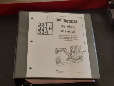 Bobcat 331, 331E, 334 D Series Service Manual