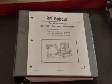 Bobcat 337, 341 Excavator Service Manual