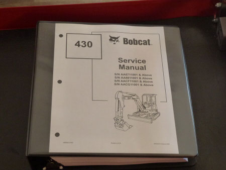 Bobcat 430 Excavator Service Manual 6986955 (4-08)