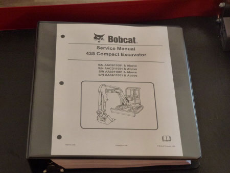 Bobcat 435 Compact Excavator Service Manual 6986749 (4-08)