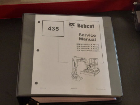 Bobcat 435 Excavator Service Manual 6902331 (4-08)