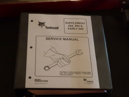 Bobcat 444, 500, 600 Loader Service Manual