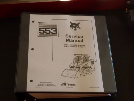 Bobcat 553 Loader Service Manual, 6900450 (1-98)