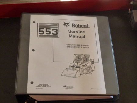 Bobcat 553 Loader Service Manual, 6901824 (3-06)