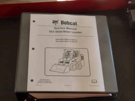Bobcat 553 Skid-Steer Loader Service Manual, 6904705 (3-06)