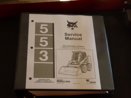 Bobcat 553 Loader Service Manual, 6724024 (11-95)