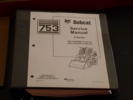 Bobcat 753 G Series Loader Service Manual, 6900976 (2-06)