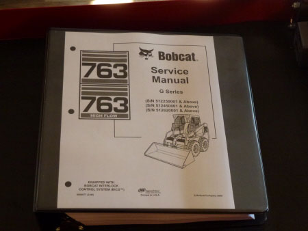 Bobcat 763 G Series, 763 High Flow Loader Service Manual, 900977