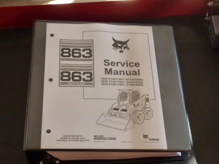 Bobcat 863, 863 High Flow Loader Service Manual, 6724799 (4-96)