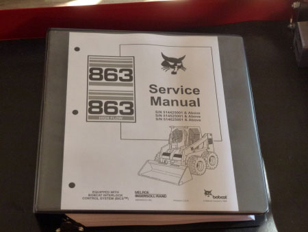 Bobcat 863, 863 High Flow Loader Service Manual, 6900648 (10-98)