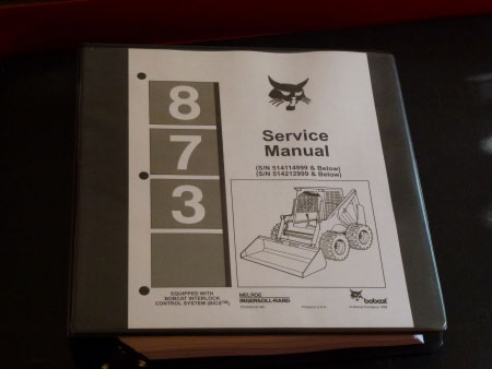 Bobcat 873 Loader Service Manual, 6724280 (9-96)