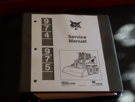Bobcat 974, 975 Loader Service Manual