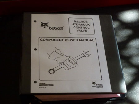 Bobcat Melroe Hydraulic Control Valve Component Service Manual