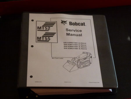 Bobcat MT52, MT55 Bobcat Mini Track Loader Service Manual, 69868