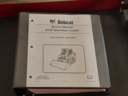 Bobcat S130 Skid-Steer Loader Service Manual, 6986565 (5-08)