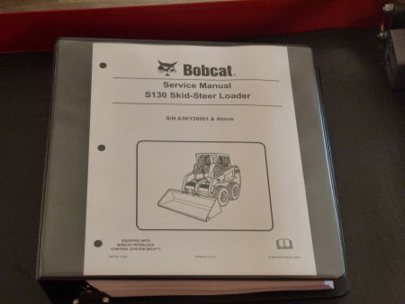 Bobcat S130 Skid-Steer Loader Service Manual, 6987032 (9-08)