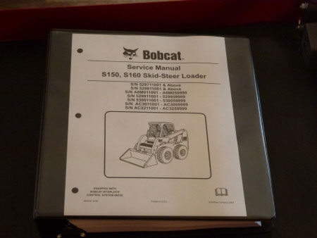 Bobcat S150, S160 Skid-Steer Loader Service Manual, 6904126 (5-0