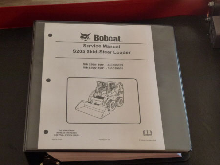 Bobcat S205 Skid-Steer Loader Service Manual, 6904138 (5-08)