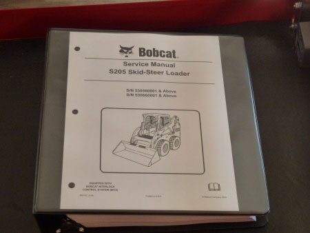 Bobcat S205 Skid-Steer Loader Service Manual, 6987037 (5-08)