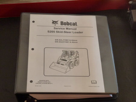 Bobcat S205 Skid-Steer Loader Service Manual, 6987050 (8-08)