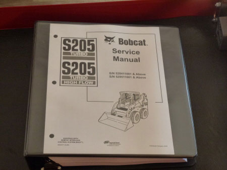 Bobcat S205 Turbo, S205 High Flow Skid-Steer Service Manual