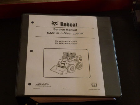 Bobcat S220 Skid-Steer Loader Service Manual, 6904154  (1-08)