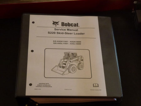 Bobcat S220 Skid-Steer Loader Service Manual, 6986679 (5-08)