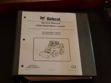 Bobcat S220 Skid-Steer Loader Service Manual, 6987038 (7-08)