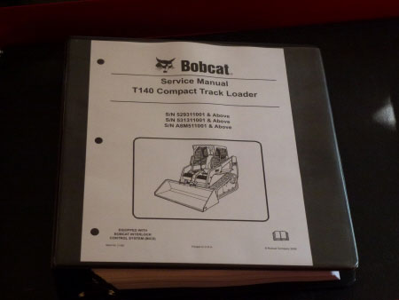 Bobcat T140 Compact Track Loader Service Manual, 6904150 (1-08)