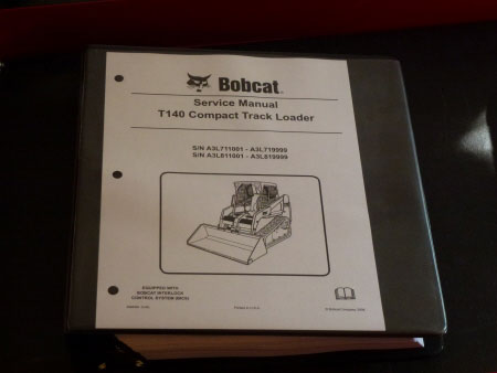 Bobcat T140 Compact Track Loader Service Manual, 6986569 (5-08)