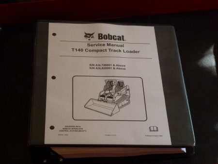 Bobcat T140 Compact Track Loader Service Manual, 6987041  (9-08)