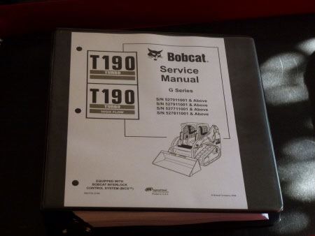 Bobcat T190, T190 Turbo High G Series Flow Service Manual