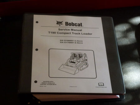 Bobcat T190 Compact Track Loader Service Manual, 6987043  (5-08)