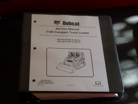 Bobcat T190 Compact Track Loader Service Manual, 6987052 (8-08)