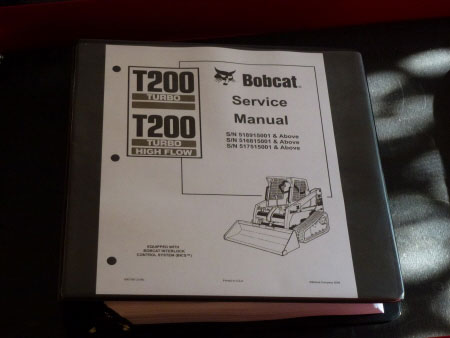 Bobcat T200 Turbo, T200 Turbo High Flow Loader Service Manual, 6
