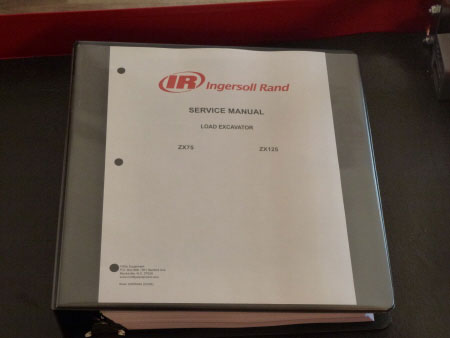 Bobcat Ingersoll Rand ZX75, ZX125 Load Excavator Service Manual