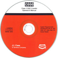 Case 1150C Crawler ENGLISH Operator's Manual