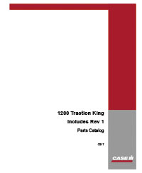 Case 1200 Traction King Tractor Parts Catalog