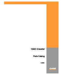 Case 1550 Crawler PIN 8500001 thru 60 & Jak0010501 & after Parts Catalog