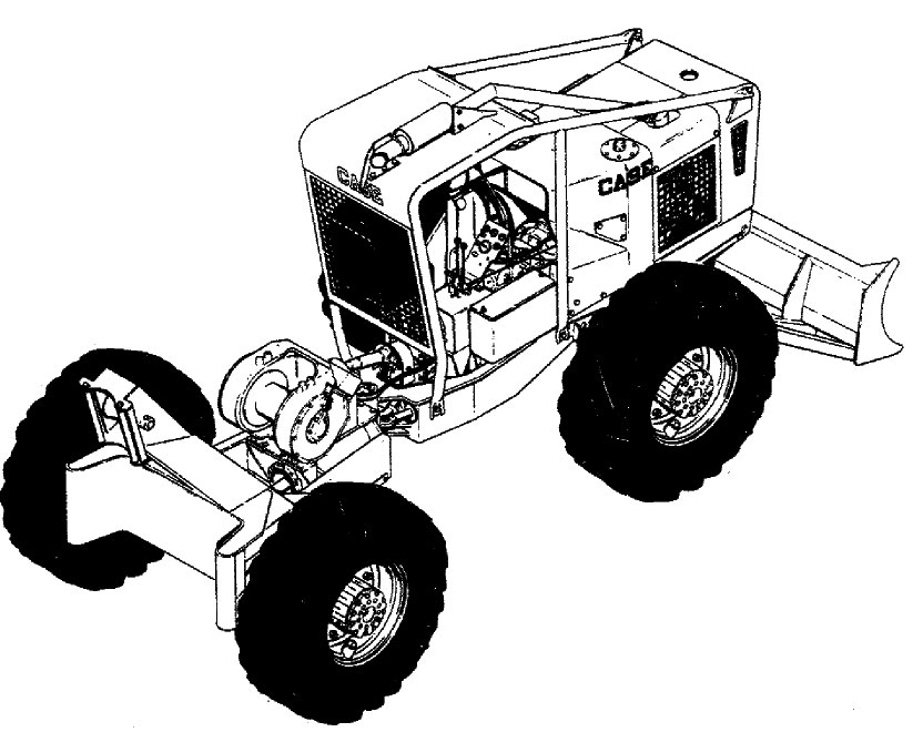 Case 300, 400 Skid King Service Manual