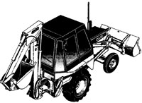 Case 480D Loader Backhoe, 480LL Service Manual