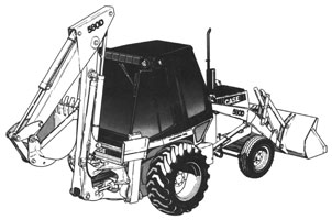 Case 580D/580 Super D Loader Backhoe Service Manual