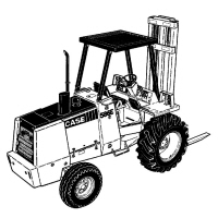Case 584E, 585E, 586E Forklift Service Manual