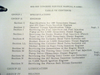 Case 600-660 Combine Service Manual
